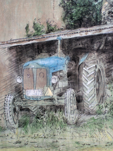 Detail aus Luftschloss und altes Eisen