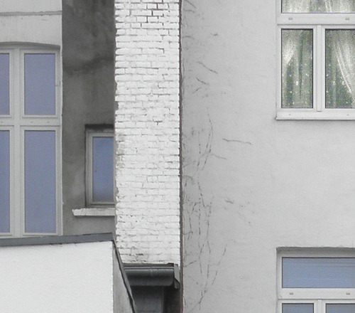Fassade, Detail aus Garagenhof